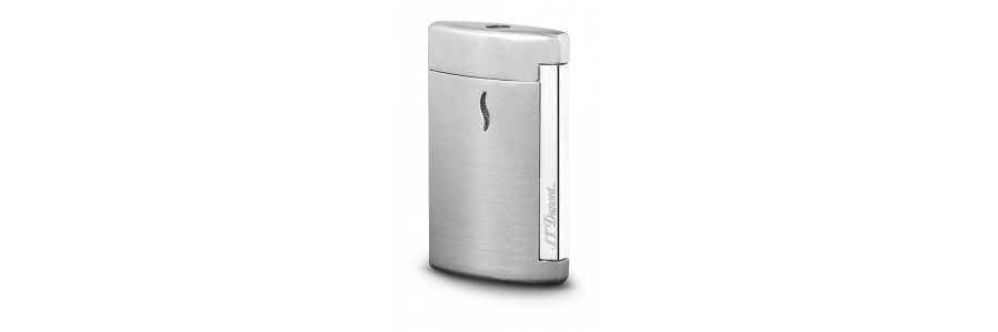 Dupont - Accendino Minijet - Brushed Chrome Dupont - Accendino Minijet - Brushed Chrome