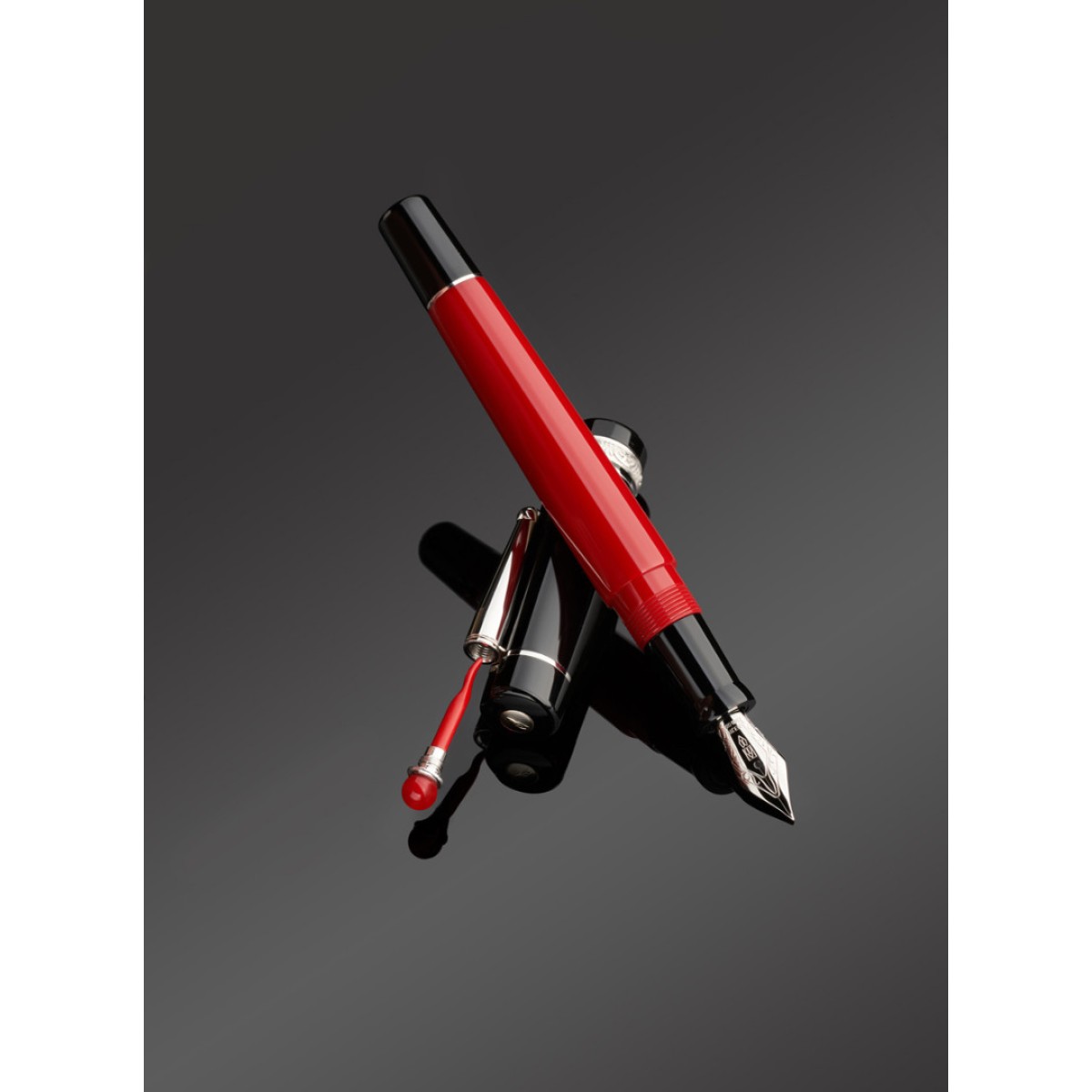 Delta - We - Red Palladium - Fountain Pen