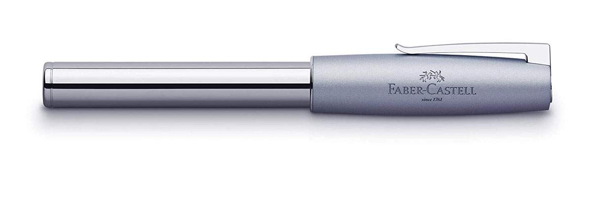 Faber Castell - Loom Metallic Grigio Azzurro - Stilografica