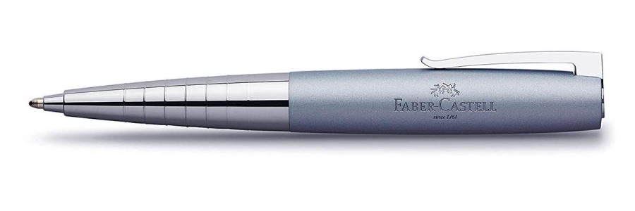 Faber Castell - Loom Metallic Grigio Azzurro - Penna a sfera