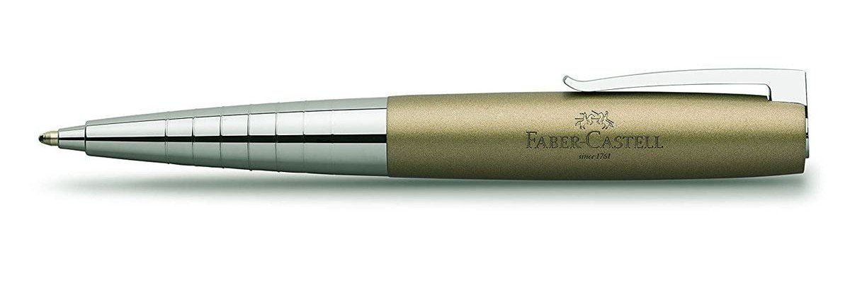 Faber Castell - Loom Metallic Verde Oliva - Penna a sfera