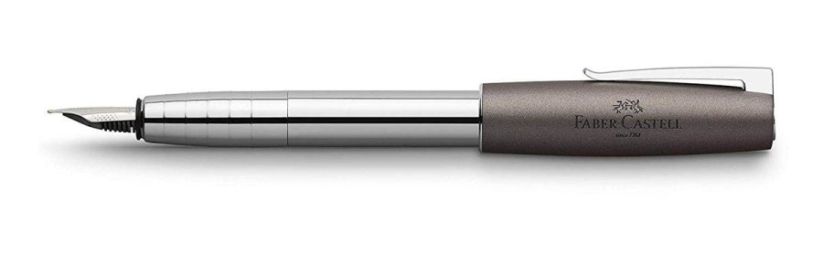 Faber Castell - Loom Metallic Grigio Antracite - Stilografica