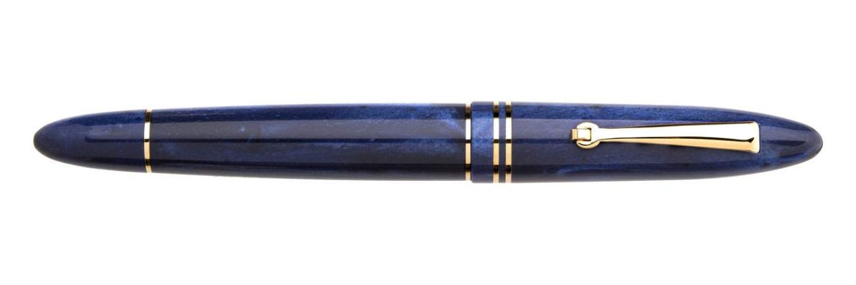 Leonardo Officina Italiana - Furore - Blue Galaxy GT - Fountain pen - Gold nib