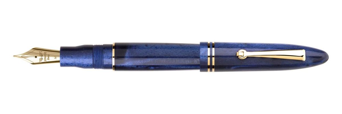 Leonardo Officina Italiana - Furore - Blue Galaxy GT - Fountain pen - Gold nib