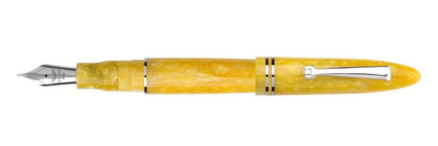 Leonardo Officina Italiana - Furore - Yellow Sun CT - Fountain pen - Gold nib