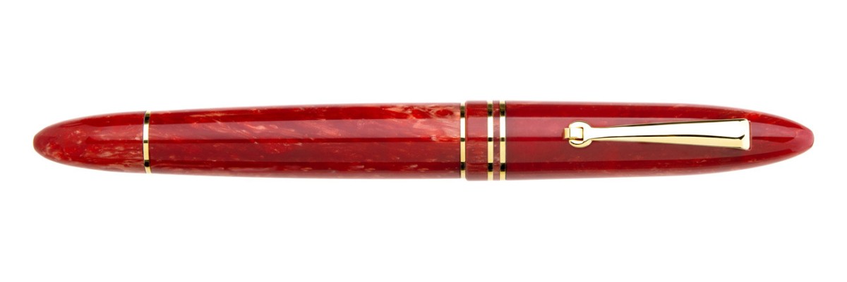 Leonardo Officina Italiana - Furore - Red Passion GT - Fountain pen - Steel nib