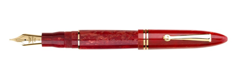 Leonardo Officina Italiana - Furore - Red Passion GT - Fountain pen - Steel nib