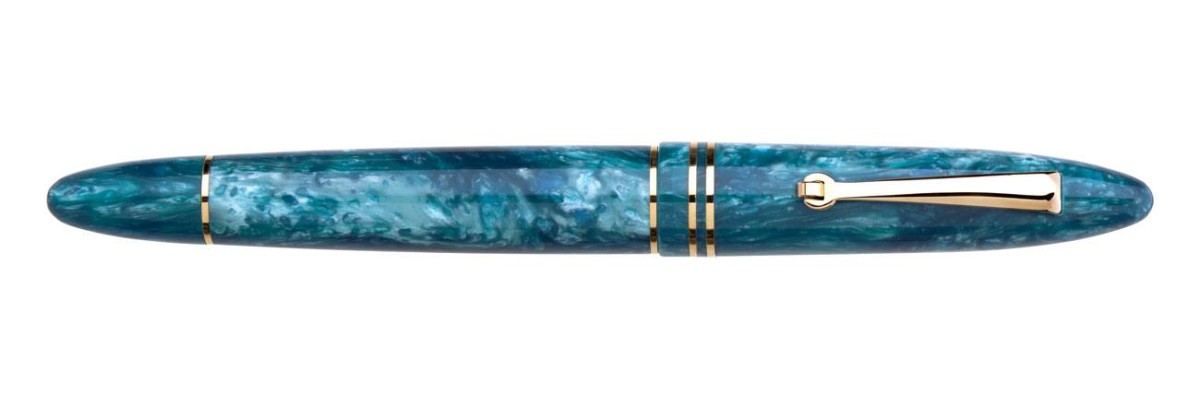 Leonardo Officina Italiana - Furore - Blue Emerald GT - Fountain pen - Steel nib