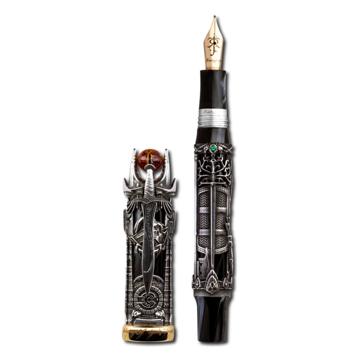 Montegrappa - The Lord of The Rings L.E.  - Fountain Pen Silver