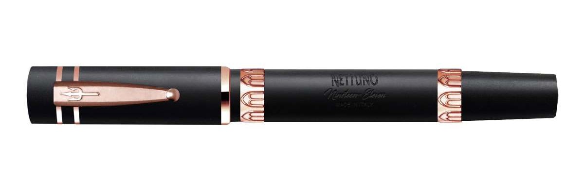 Black Sand Rose Gold - Rollerball Pen - Nettuno Nineteen Eleven