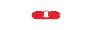 Nooz - Reading glasses - Rectangular - Tomato