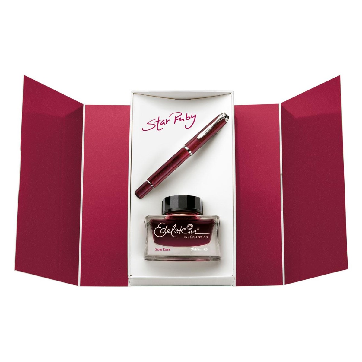 Pelikan - Classic M205 Star Ruby - Stilografica with Ink of the year Star Ruby