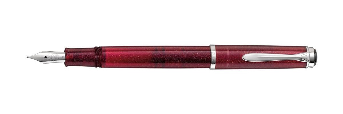 Pelikan - Classic M205 Star Ruby - Stilografica con Flacone Inchiostro Star Ruby