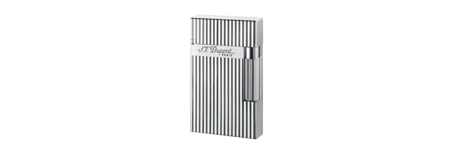 Dupont - 016817 - 2 Line Lighter - Silver Plated