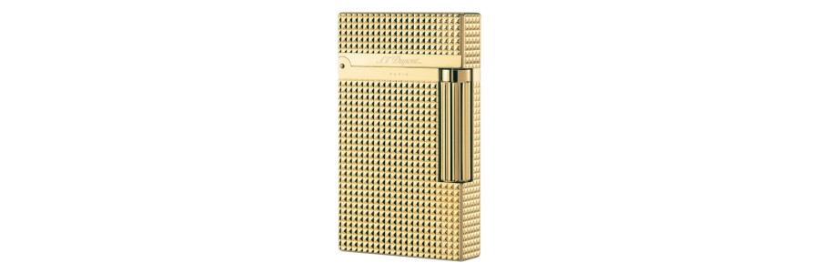 Dupont - 016284 - 2 Line Lighter - Gold Plated