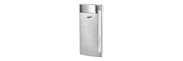 Dupont - 027701 - Slim 7 Lighter - Brushed Chrome Grey