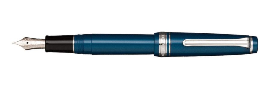 Sailor - Pro Gear Slim ( Sapporo ) - Metallic Blue - Fountain Pen 