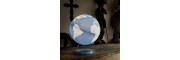 Atmosphere - Illuminated Globe - Azure