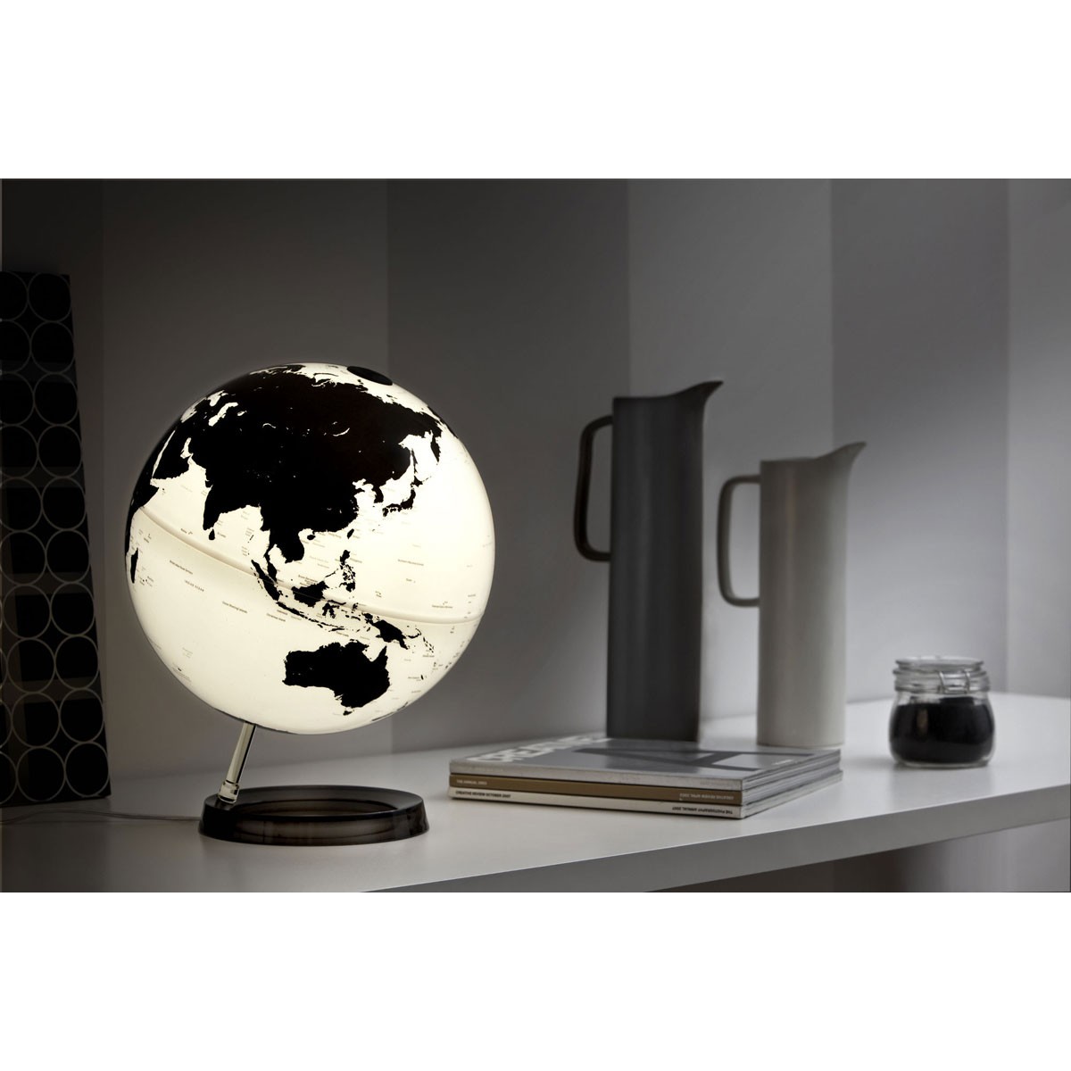 Atmosphere - Illuminated Globe - Charcoal