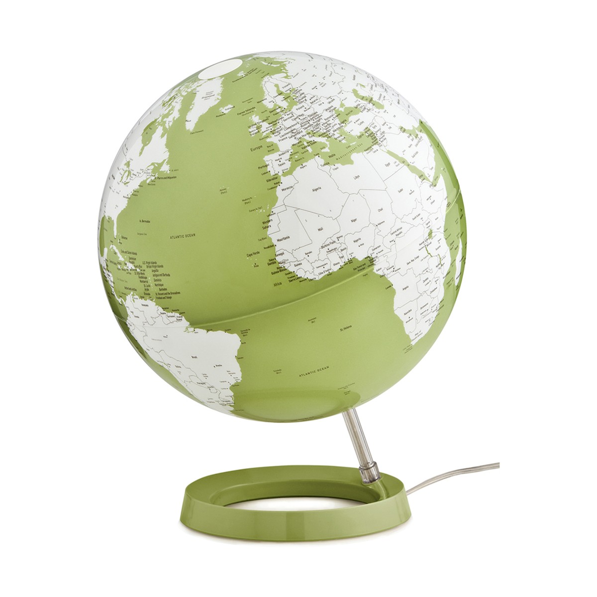 Atmosphere - Illuminated Globe - Pistachio