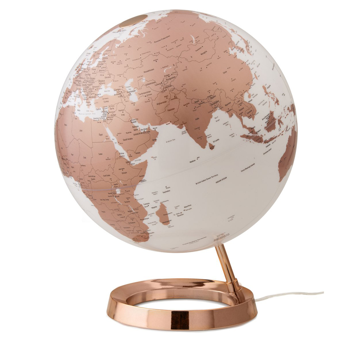 Atmosphere - Illuminated Globe - Copper