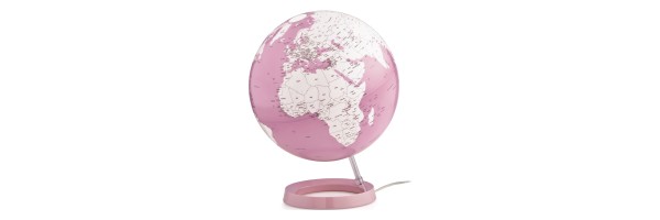 Atmosphere - Illuminated Globe - Coral