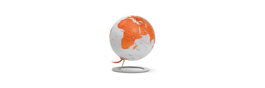 Atmosphere - Iglobe - Illuminated Globe - Orange