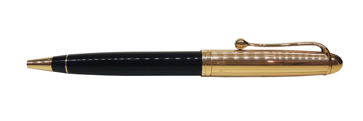 Aurora - 88 - Ballpoint Pen - Solid Gold Cap 18K.