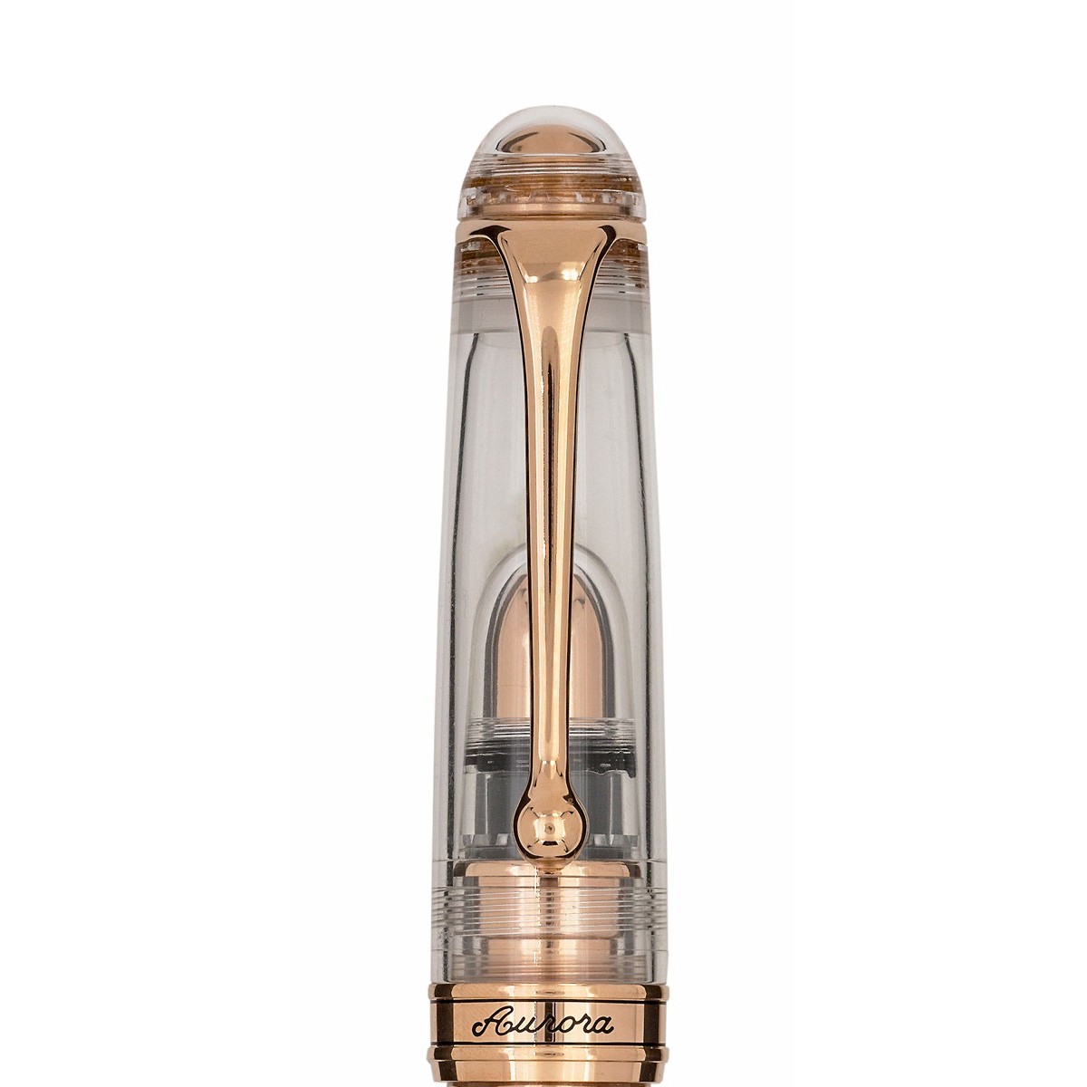 Aurora - 8"88" Rose Gold Demostrator - Fountain Pen