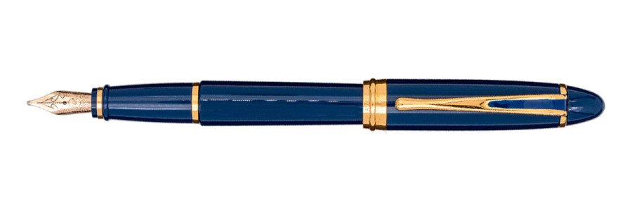 Aurora - Ipsilon Deluxe Blue Gold - Fountain Pen Aurora - Ipsilon Deluxe Blue Gold - Fountain Pen