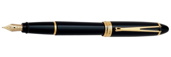 Aurora - Ipsilon Deluxe Black Gold - Fountain Pen
