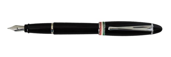Aurora - Ipsilon Italia - Black Glossy Resin - Fountain Pen