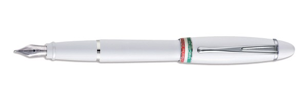 Aurora - Ipsilon Italia - White Glossy Resin - Fountain Pen