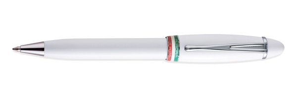 Aurora - Ipsilon Italia - White Glossy Resin - Ballpoint