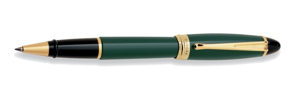 Aurora - Ipsilon - Glossy Resin - Emerald Green - Rollerball Pen