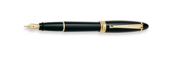 Aurora - Ipsilon - Glossy resin - Black - Fountain Pen