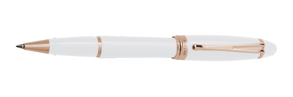 Aurora - Ipsilon - Glossy Resin - White - Rollerball Pen