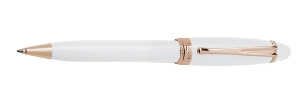 Aurora - Ipsilon - Glossy Resin - White - Ballpoint Pen