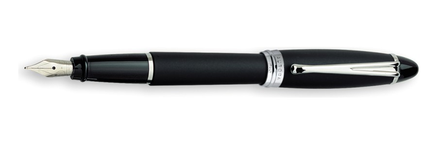 Aurora - Ipsilon Satin Black HT - Fountain Pen