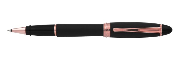 Aurora - Ipsilon Satin Black Rosegold - Rollerball Pen