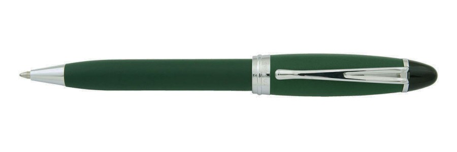 Aurora - Ipsilon Satin Verde HT - Penna a sfera