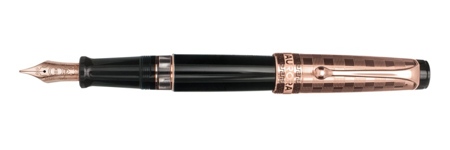 Aurora - Optima - Decò Vermeil Rose gold - Fountain Pen 