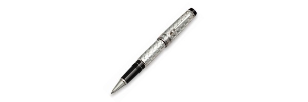 Aurora - Optima - Riflessi - Solid Silver - Rollerball Pen