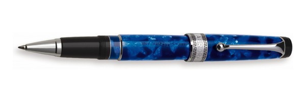 Aurora - Optima Blue Chrome - Rollerball Pen 