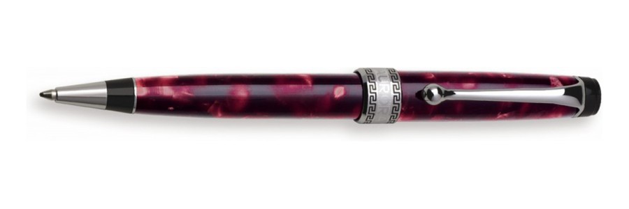 Aurora - Optima Burgundy Chrome - Ballpoint Pen 