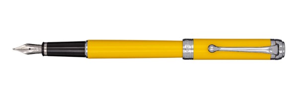 Aurora - Talentum Young - Glossy Yellow and Chrome - Fountain Pen