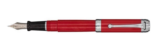 Aurora - Talentum - red and Chrome - Big Fountain Pen