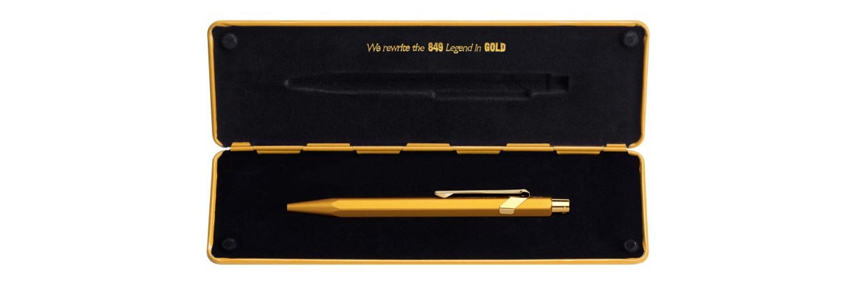 Caran d'Ache - 849 Gift Collection - GoldBar - Penna a sfera