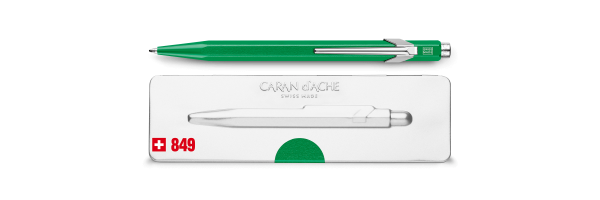 Caran d'Ache - 849 Pop Line Metal-X - Verde Metal - Penna a sfera