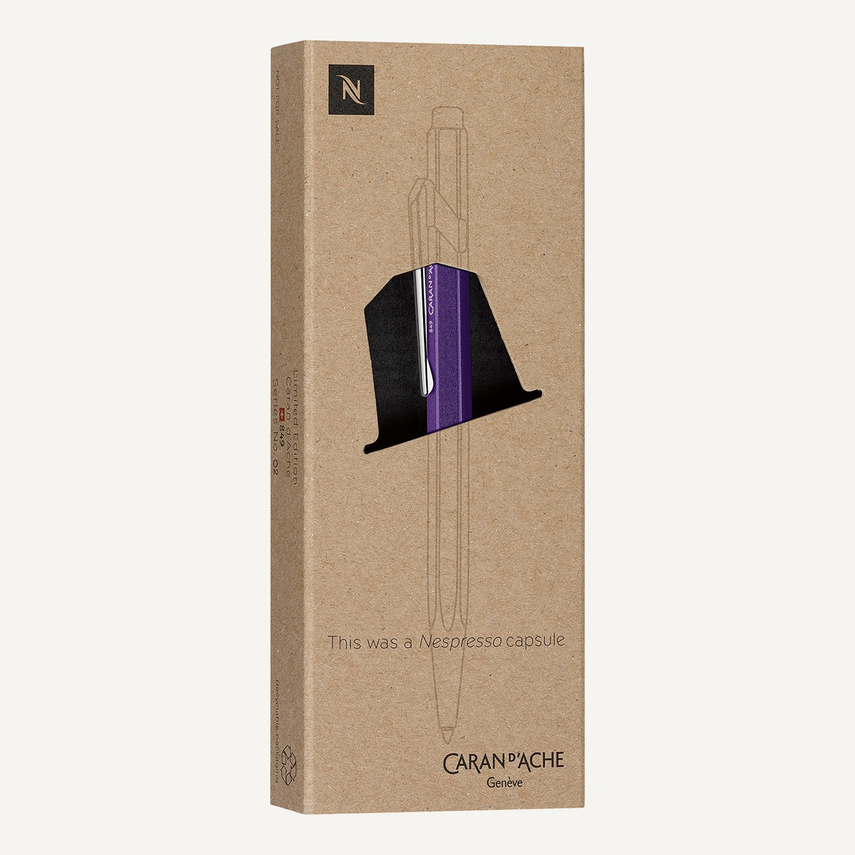 Caran d'Ache - 849 - Nespresso Edizione 3 - Limited Edition - Penna a sfera